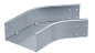 ISCL350KC | Угол горизонтальный 45° 500х30, 0.8мм (с метизами), нержавеющая сталь